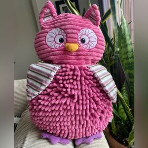 Pink Owl Plush Toy 16+ inches tall